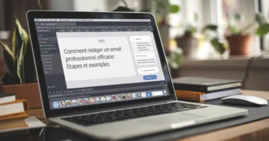 Comment rédiger un email professionnel efficace : Étapes et exemples
