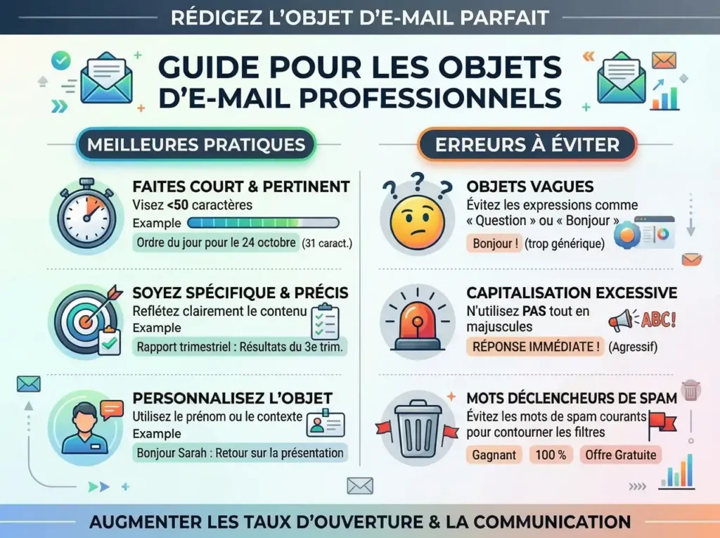 Objet email professionnel : 20 exemples pour être enfin lu Objet email professionnel exemples