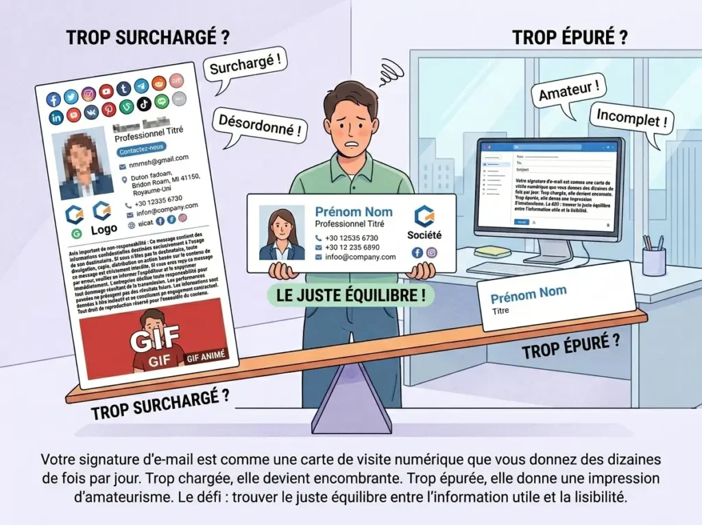 Signature email professionnel : ce qu'elle doit vraiment contenir Signature email professionnel