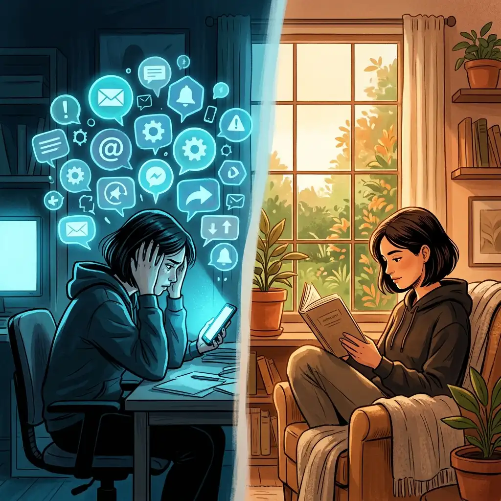 Digital detox : comment décrocher sans avoir peur de rater quelque chose Digital detox